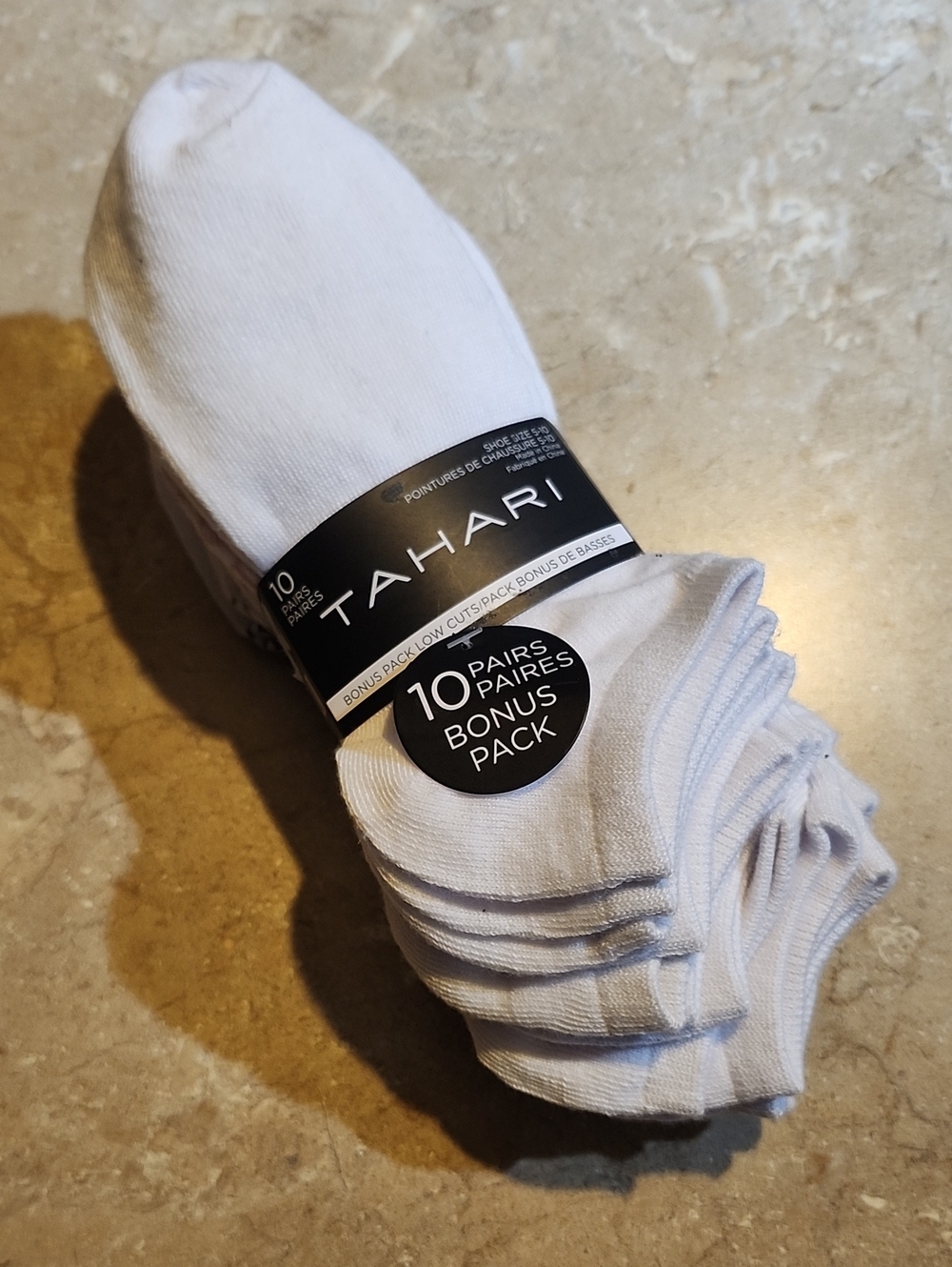 Tahari White No Ankle Socks - 10 Pack